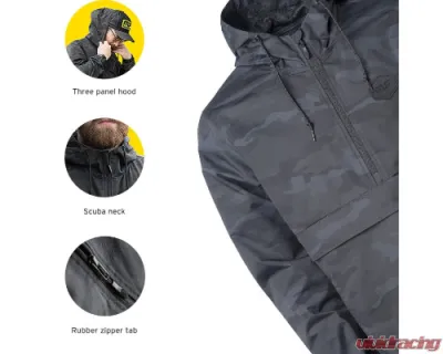 MagnaFlow Midnight Camo Anorak Windbreaker - 027021-2XL