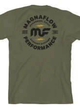 MagnaFlow Flow Stamp T-Shirt - Military Green X-Large                                     - 027024-XL - Image 3