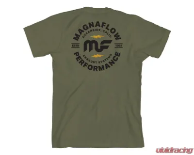 MagnaFlow Flow Stamp T-Shirt - Military Green X-Large - 027024-XL