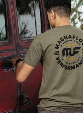 MagnaFlow Flow Stamp T-Shirt - Military Green X-Large                                     - 027024-XL - Image 3