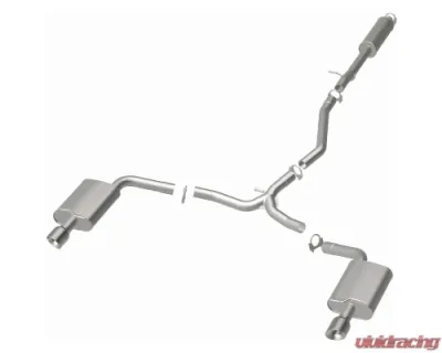 MagnaFlow Direct-Fit Replacement Exhaust System for Ford Taurus 3.5L 2013-2019, Aluminized Steel - 106-0805