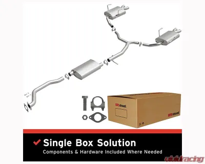 BRExhaust Direct Fit Replacement Exhaust System GMC Acadia 2009-2012 - 106-0806