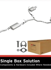 BRExhaust Direct Fit Replacement Exhaust System Buick Enclave 2009-2012                                     - 106-0829 - Image 2
