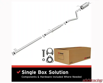 BRExhaust Direct Fit Replacement Exhaust System Honda Ridgeline 2006-2014 - 106-0908