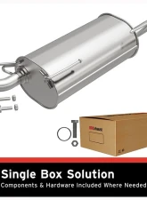 BRExhaust Direct Fit Muffler Kit Nissan Sentra 1.8L 2013-2017                                     - 108-0016 - Image 2