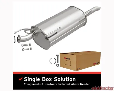 BRExhaust Direct Fit Muffler Kit Nissan Sentra 1.8L 2013-2017 - 108-0016