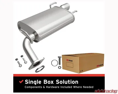 BRExhaust 4.5" Rear Direct Fit Muffler Kit Replacement Lexus | Toyota 2007-2012 - 108-0114