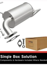 BRExhaust Rear Direct Fit Muffler Kit Replacement Subaru Forester 2014-2018                                     - 108-0122 - Image 2