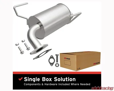 BRExhaust Rear Direct Fit Muffler Kit Replacement Subaru Forester 2014-2018 - 108-0122