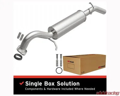 BRExhaust Rear Direct Fit Muffler Kit Replacement Ford | Mazda 2009-2012 - 108-0135