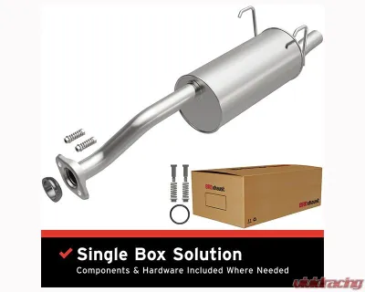 BRExhaust Rear Direct Fit Muffler Kit Replacement Acura Integra 1994-2001 - 108-0137