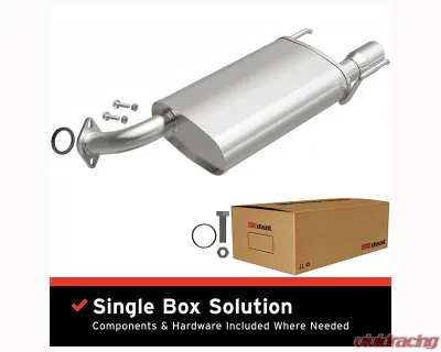 BRExhaust 4" Rear Direct Fit Muffler Kit Replacement Lexus | Toyota 2007-2012 - 108-0145