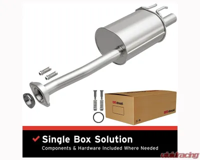 BRExhaust Rear Direct Fit Muffler Kit Replacement Honda Civic 2006-2011 - 108-0183