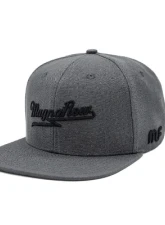MagnaFlow Flow Stamp Snapback Hat - Dark Heather, 6-Panel Design, 100% Cotton, Adjustable Fit                                     - 27031 - Image 4