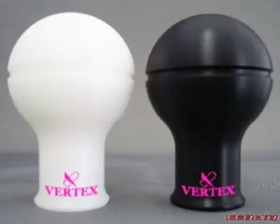 Vertex Limited Edition White-Pink Logo Shift Knob - SK-WHT-PNK