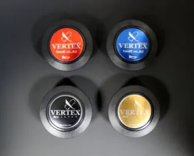Vertex Gold Horn Button