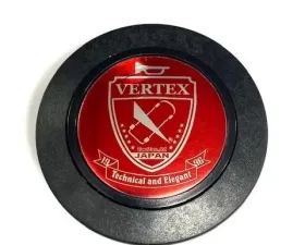 Vertex Shield Horn Button Red
