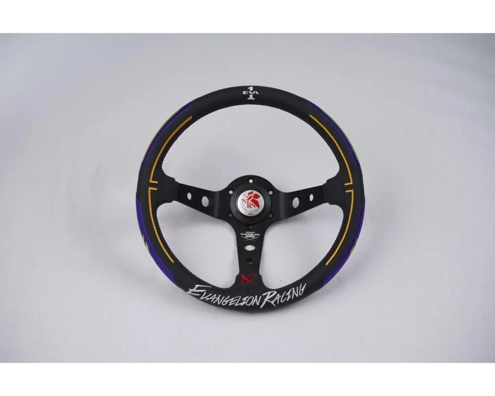 Vertex X Evangelion Racing Collaboration Steering Wheel 330mm Deep Dish - STW-VERXEVA