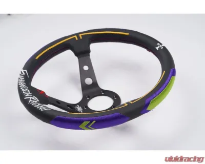 Vertex X Evangelion Racing Collaboration Steering Wheel 330mm Deep Dish - STW-VERXEVA