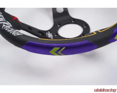 Vertex X Evangelion Racing Collaboration Steering Wheel 330mm Deep Dish - STW-VERXEVA