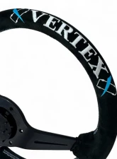 Vertex Vertea Blue 340x70mm Deep 6-Star Suede Steering Wheel                                     - STW-6STR-BLU-SDE - Image 6