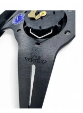 Vertex Vertea Blue 340x70mm Deep 6-Star Suede Steering Wheel                                     - STW-6STR-BLU-SDE - Image 7