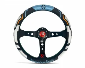 Vertex Vertex x Evangelion 330x90mm Deep Limited Edition Leader Version 4 Rei Ayanami Steering Wheel