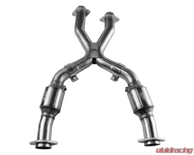 Kooks 1-7/8 Inch Stainless Steel Header and Green Connection Kit Ford Mustang Cobra 4.6L 4V 1999-2004 - 1122H430