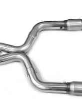 Kooks 3.0" x 3.0" Race Green Catted Stainless X-Pipe Ford Mustang Shelby GT 500 5.4L / 5.8L 4V 2007-2014                                     - 11323320 - Image 2