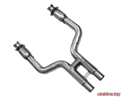 Kooks 3.0" x 3.0" Race Green Catted Stainless H-Pipe Ford Mustang Shelby GT 500 5.4L / 5.8L 4V 2007-2014 - 11323620