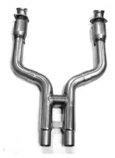 Kooks 3.0" x 3.0" Race Green Catted Stainless H-Pipe Ford Mustang Shelby GT 500 5.4L / 5.8L 4V 2007-2014                                     - 11323620 - Image 2