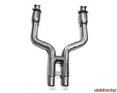 Kooks 3.0" x 3.0" Race Green Catted Stainless H-Pipe Ford Mustang Shelby GT 500 5.4L / 5.8L 4V 2007-2014 - 11323620