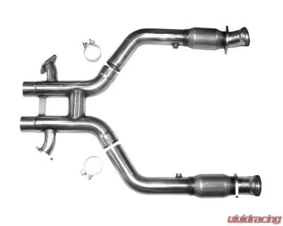 Kooks 1-7/8 Inch Stainless Steel Header and Green H Connection Kit Ford Mustang GT 5.0L 4V 302 Boss Edition 2012-2013 - 1141H490