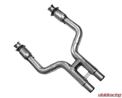 Kooks 1-3/4 Inch Stainless Steel Header and Green H Connection Kit Ford Shelby GT500 5.4L/5.8L 4V 2011-2014 - 1142H260