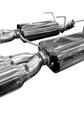 Kooks 2.75" x 3.0" OEM Axleback Exhaust 4" Slash Cut Polished QuadTips Ford Mustang GT500 5.8L 4V 2013-2014                                     - 11436200 - Image 2