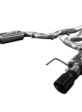 Kooks 3" Catback Exhaust w/ X-Pipe & 4" Slash Cut Black Tips Ford Mustang GT 5.0L 4V 2015-2022                                     - 11514111 - Image 2