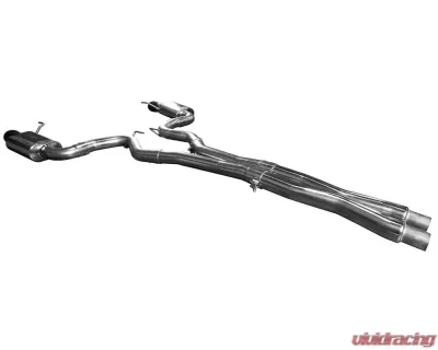 Kooks 3" Catback Exhaust w/ X-Pipe & 4" Slash Cut Black Tips Ford Mustang GT 5.0L 4V 2015-2022 - 11514111