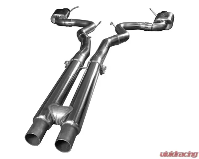 Kooks 3" Catback Exhaust w/ H-Pipe & 4" Slash Cut Black Tips Ford Mustang GT 5.0L 4V 2015-2022 - 11514411