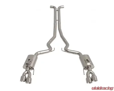 Kooks 3" Polished Tips Connect to OEM Conn Point Cat-back Exhaust Ford Mustang GT 2018-2020 - 11514450
