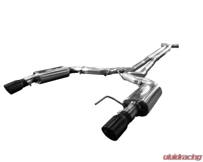 Kooks 3" Full Exhaust System w/ X-Pipe & Black Tips Ford Mustang 5.0L 4V Convertible | Coupe 2015-2022 - 11515111