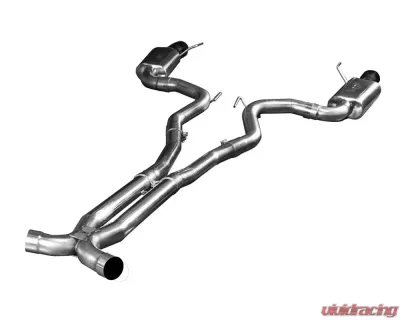 Kooks 3" Full Exhaust System w/ X-Pipe & Black Tips Ford Mustang 5.0L 4V Convertible | Coupe 2015-2022 - 11515111