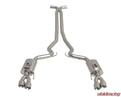 Kooks 3" Full Exhaust System w/ X-Pipe & Polished Tips Ford Mustang GT 5.0L 4V 2018+ - 11515150