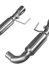Kooks 3" Axle-Back Exhaust System w/ Race Muffler & 4" Polished Double Wall Slash Cut Tips Ford Mustang 5.0L 4V 2015-2022                                     - 11516200 - Image 2