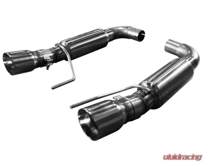 Kooks 3" Axle-Back Exhaust System w/ Race Muffler & 4" Polished Double Wall Slash Cut Tips Ford Mustang 5.0L 4V 2015-2022 - 11516200