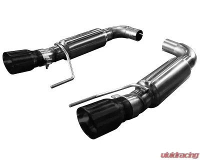 Kooks OEM 3" Axle-Back Exhaust System w/ 4" Black Double Wall Slash Cut Tips Ford Mustang GT 5.0L 4V 2015-2022 - 11516210
