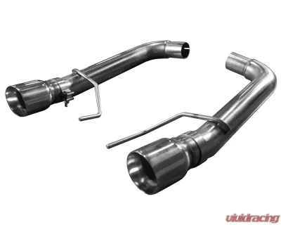Kooks 3" Axle-Back Exhaust System w/ 4" Polished Double Wall Slash Cut Tips Ford Mustang 5.0L 4V 2015-2022 - 11516400