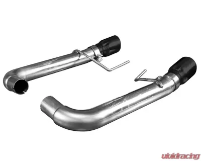 Kooks 3" Axle-Back Exhaust System w/ 4" Black Double Wall Slash Cut Tips Ford Mustang 5.0L 4V 2015-2022 - 11516410