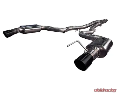 Kooks 3" x 2 1/2" Stainless Steel Comp Catback Exhaust w/ Black Tip Ford Mustang 2.3L EcoBoost 2015-2022 - 11534110