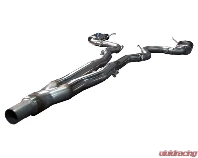 Kooks 3" x 2 1/2" Stainless Steel Comp Catback Exhaust w/ Black Tip Ford Mustang 2.3L EcoBoost 2015-2022 - 11534110