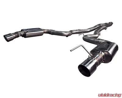 Kooks 2 1/4" x 2 1/2" Stainless Steel Comp Catback Exhaust w/ Polished Tip Ford Mustang 2.3L EcoBoost 2015-2022 - 11534200